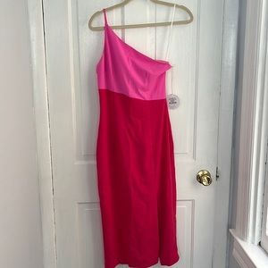 NWT One shoulder fitted dress